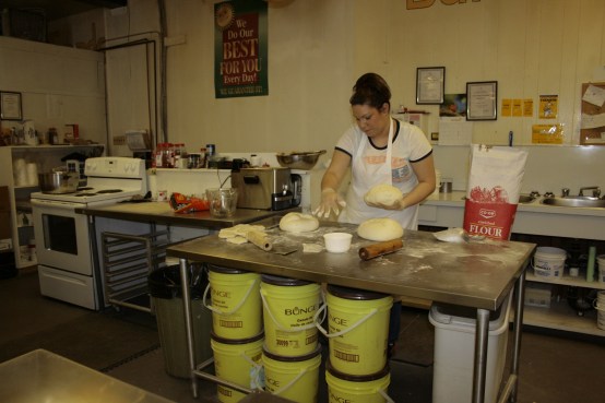 20110406 - shaping bannock dough.JPG